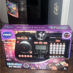 VTech KidiStar DJ Mixer - Black and Orange